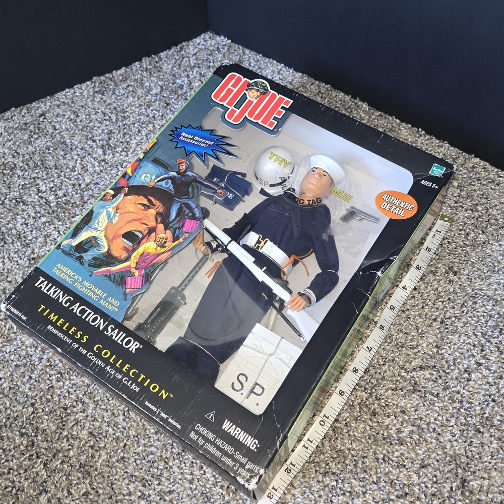 Vintage Hasbro GI Joe Taking Action Sailor U.S Navy New 2002 Sealed - Picture 10 of 10